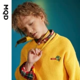 MQD Летняя одежда, свитер, осенний детский трикотажный лонгслив, 2020, подходит для подростков, круглый воротник