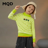 MQD Трикотажный зимний детский удерживающий тепло свитер подходит для мужчин и женщин, детская одежда, высокий воротник, в корейском стиле