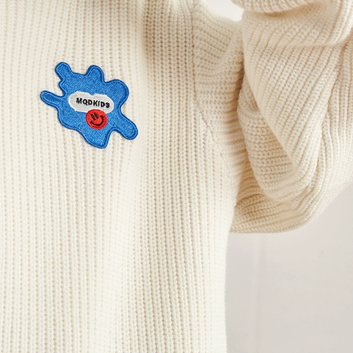 MQD Летняя одежда, свитер, детская трикотажная утепленный лонгслив, термобелье, увеличенная толщина