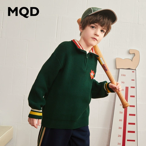 MQD Летняя одежда, свитер, детская трикотажная утепленный лонгслив, термобелье, увеличенная толщина