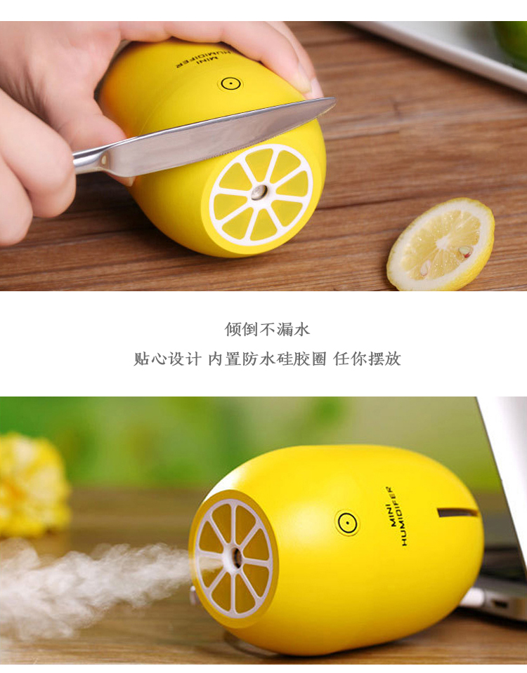 N nhà chanh máy tạo độ ẩm không khí USB máy tính để bàn máy tạo độ ẩm mini ký túc xá sinh viên với độ ẩm tạo tác nhà câm - Máy giữ ẩm máy tạo độ ẩm phòng điều hoà