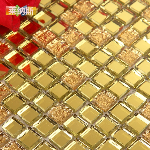 Стеклянная мозаика, мелкие частицы, зеркальный эффект