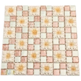 [Ленас] Мозаика Фоновая стена MTZ48 Европейские здания Строительные материалы Пасторальная стеклянная стеклянная плитка