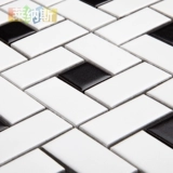 Северная керамическая мозаичная настенная плитка кирпич черно -белая плитка европейская ванная комната ванная комната кухня плитка метро