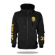 Golden State Warriors Curry Durant KD áo len thể thao bóng rổ nam lỏng lẻo áo hoodie khóa kéo áo khoác cardigan - Áo khoác đôi