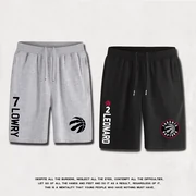 Raptors Leonard DeRozan Leonard Lowry Bóng rổ thể thao Quần cotton Quần đào tạo Quần short nam - Quần Jogger