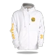Golden State Warriors Curry Durant KD áo len thể thao bóng rổ nam lỏng lẻo áo hoodie khóa kéo áo khoác cardigan - Áo khoác đôi