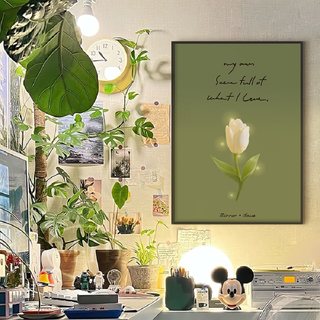 Romantic tulip diamond painting wall decoration handmade 5D