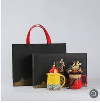 Wedding gift Dragon and Phoenix Cup Shanghai gift dragon and phoenix mug Chinese style gift Empress creative Cup