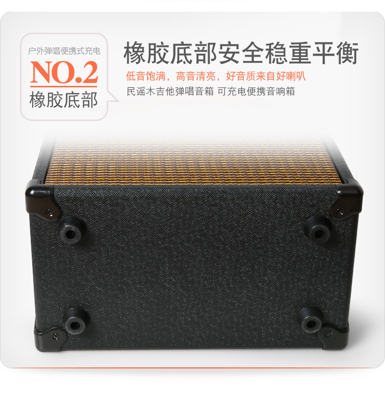 Loa guitar acoustic dân gian Zhuo Le JOYO có thể được sạc 40W hộp âm thanh di động hộp điện với AC20AC40 - Loa loa loa tivi