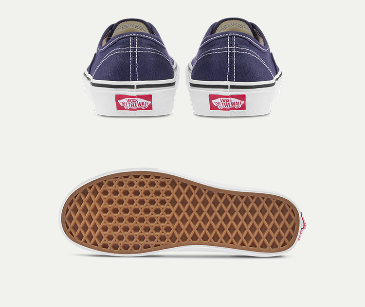 Vans Vans chính thức màu xanh đậm mới đích thực thấp để giúp giày thể thao nữ - Plimsolls giày sneaker nam trắng