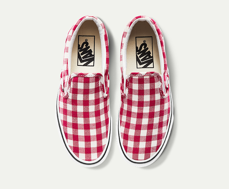 [Ngày lễ tình nhân Trung Quốc] Vans Vans chính thức xác thực Bàn cờ mới Giày đế xuồng thấp giúp phụ nữ - Plimsolls shop giày thể thao