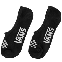 (ANNIVERSARY) Vans Van Sans official womens socks boat socks black checkerboard