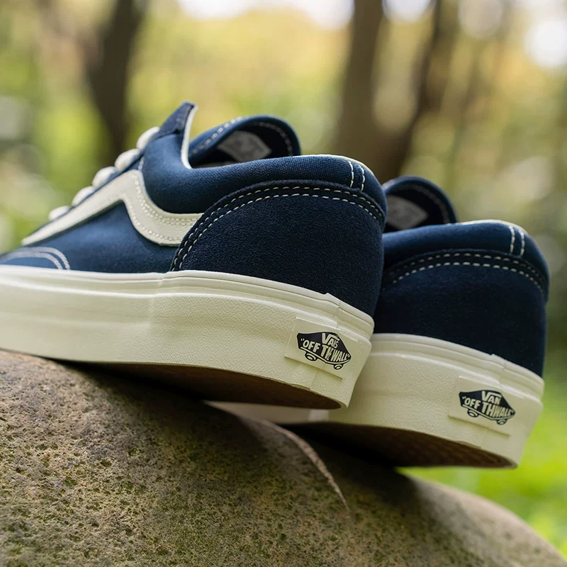 Vans Official Style 36 Silent Blue American Classic Retro Men's and Women's Sneakers Low Top