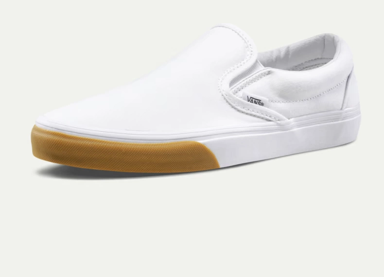 Vans Vans đôi giày mùa hè màu trắng giày vải CLASSIC SLIP-ON | VN0A38F7Q8R