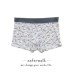 Studio nghiệp dư thoải mái và liền mạch một mảnh thanh niên mid-boxer tóm tắt thời trang in quần short vuông thủy triều nam quần lót phụ nữ Võ sĩ quyền Anh