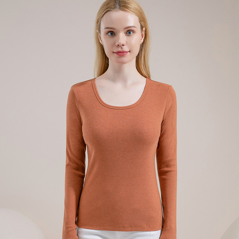 Three-needle autumn clothes women's outerwear fashion foreign style one-piece top 2020 new warm clothes thin section autumn and winter bottoming shirt