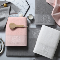 Large bath towel for mens home pure cotton water absorption quick-drying cute cotton female long bath wrap body couple shot 2