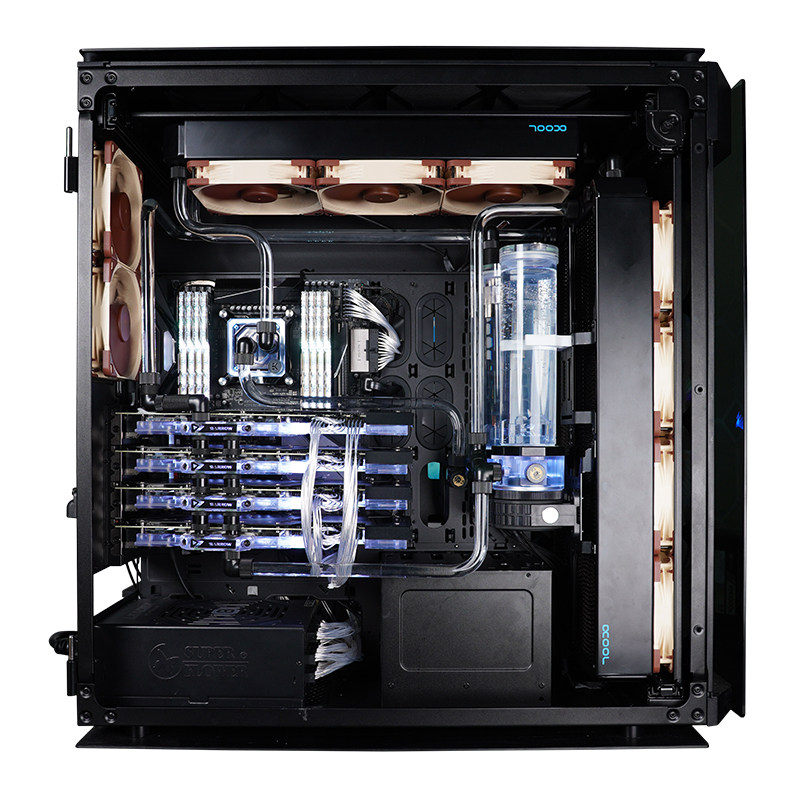Шасси питания вентилятор комплект поставки  发烧友水冷| 海盗船1000d分体水水冷套装 ai深度计算多卡定制 Ekwb
