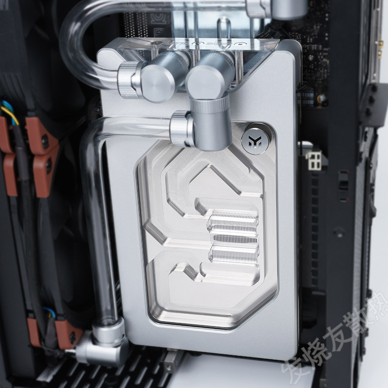 Шасси питания вентилятор комплект поставки  发烧友水冷|ssupd itx机箱 分体式水冷方案 ek水冷硬管套装 Ekwb