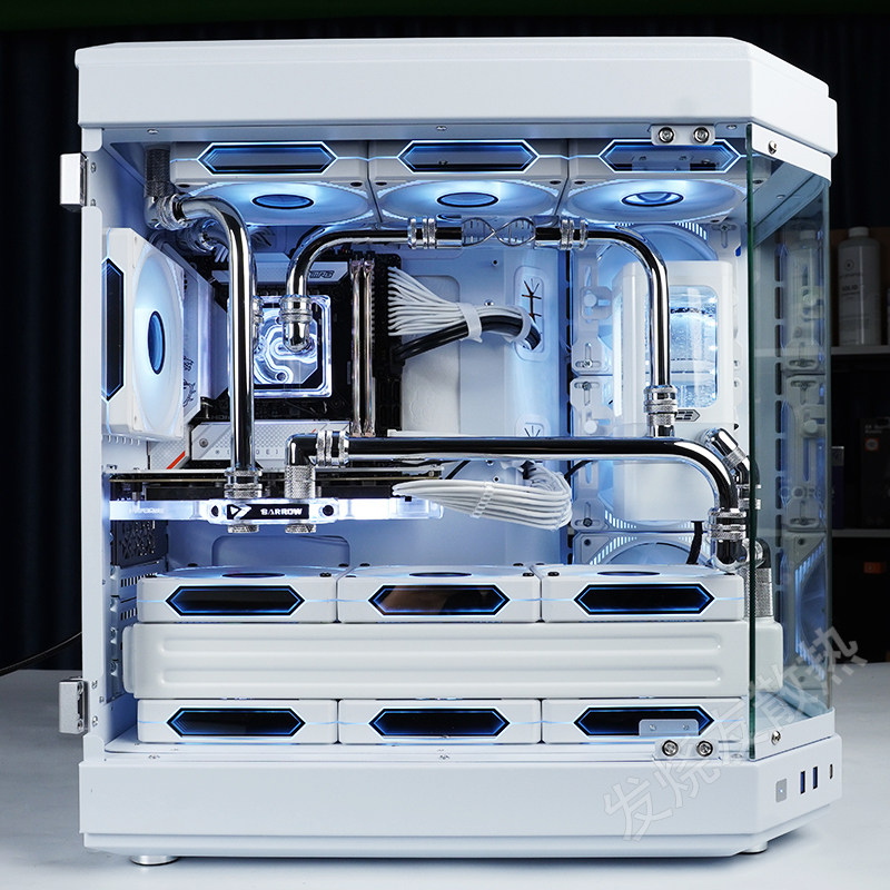 Шасси питания вентилятор комплект поставки  发烧友水冷|hyte y60（复）机箱分体式硬管铜管 cpu显卡水冷方案 Alphacool