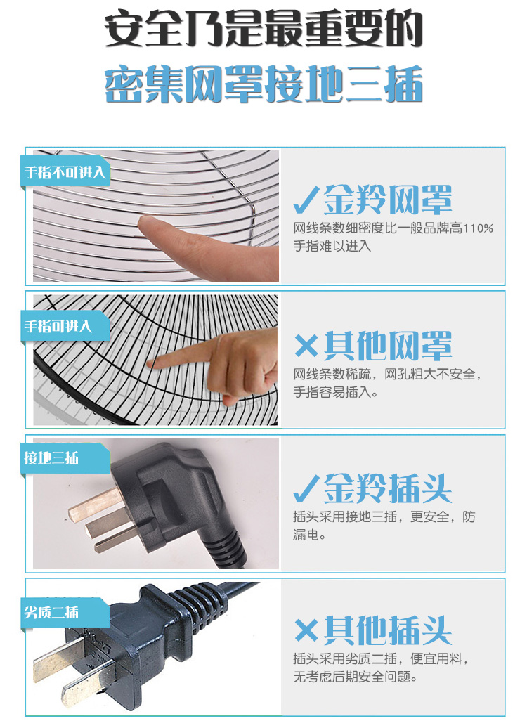 quạt tích điện gấp gọn Quạt trần Jinling quạt sàn leo thang máy tính để bàn hộ gia đình quạt điện im lặng sinh viên ký túc xá quạt giường văn phòng - Quạt điện tụ quạt trần