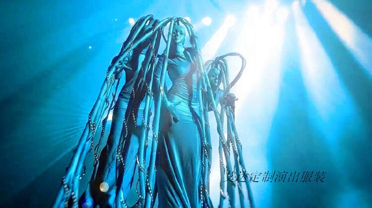 New Bar Nightclub DS Party Watch Dance Hyperboly and Flashing Headwear Performances of the Costume