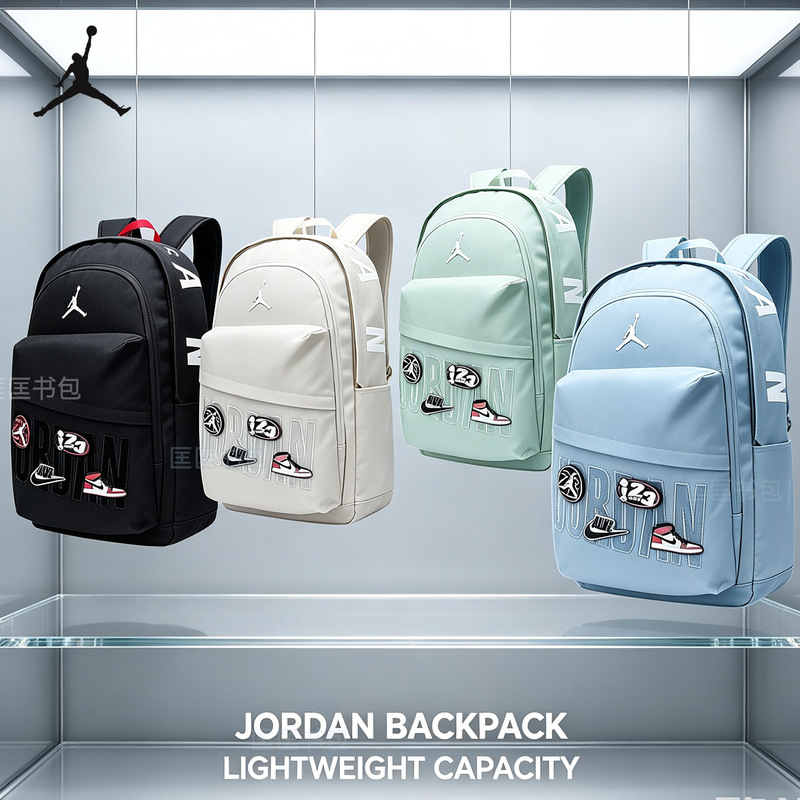 Nike Nike School Bag for Teenagers, College Students, Women's Backpack, Large Capacity, Jordan Ajjordan Backpack for Men Nike Nike School Bag for Teenagers, College Students, Women's Backpack, Large Capacity, Jordan Ajjordan Backpack for Men