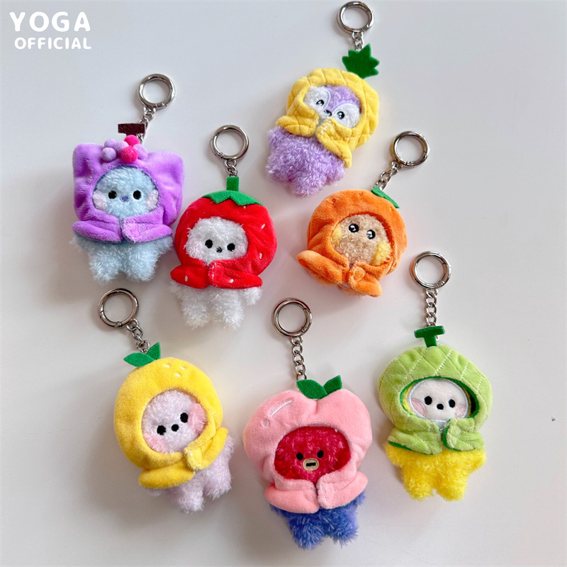 Bt21 Bts I-Fruit Mini Plush Doll with Removable Clothes Kim Taehyung Rj
