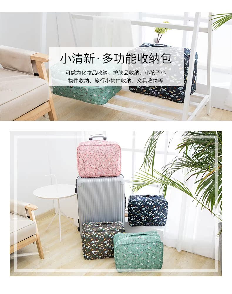 Đi du lịch quần áo, đa chức năng lưu trữ túi, xe đẩy công suất lớn, lớp hoàn thiện túi xách, túi xách, túi hành lý vali kéo