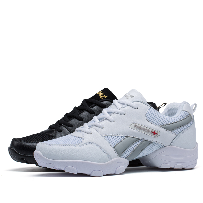 White spring and summer sports shoes aerobics men's gymnastics stage shoes La La gymnastics rhythmic gymnastics training shoes competition shoes