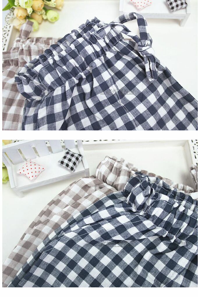 Quần pyjama nam và nữ gạc cotton mùa xuân và mùa hè cặp vợ chồng kẻ sọc nhà quần thể thao và giải trí quần lớn quần jogger nam