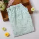 Nhật Bản cotton hai lớp gạc quần pyjama kẻ sọc cho nam và nữ mùa xuân và mùa hè quần dài ở nhà mỏng cỡ lớn cộng với phân - Quần tây