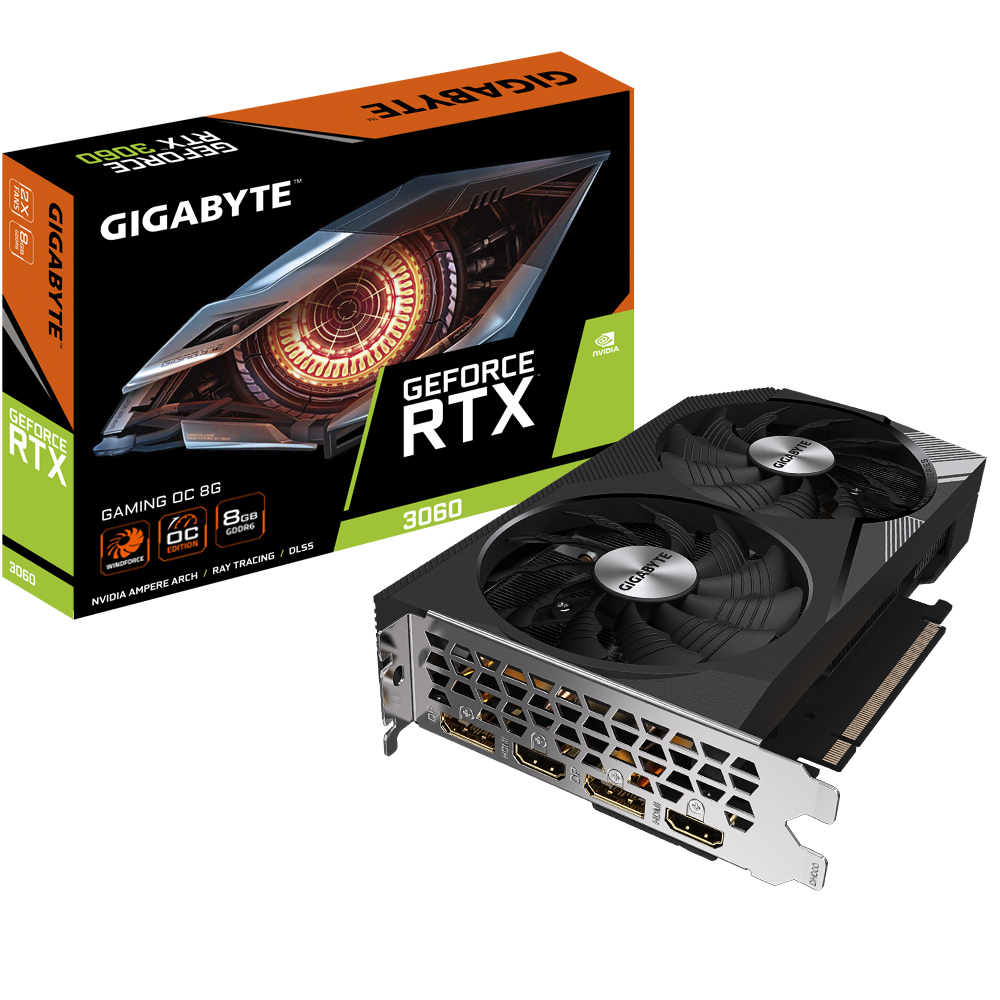 Гигабайт/Гигабайт RTX 3060 Gaming OC 8G Magic Eagle OC графика новая Национальный банк
