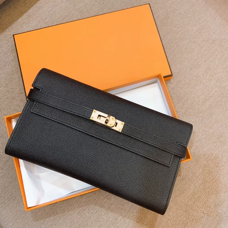 2024 New Kelly Wallet Women's Long Genuine Leather Clutch Bag Shoulder Crossbody Phone Bag Wallet Card Slot Functional Bag 2024 New Kelly Wallet Women's Long Genuine Leather Clutch Bag Shoulder Crossbody Phone Bag Wallet Card Slot Functional Bag