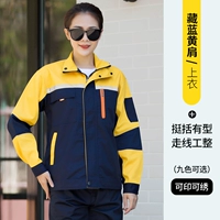 Тибетский синий и желтый плечо