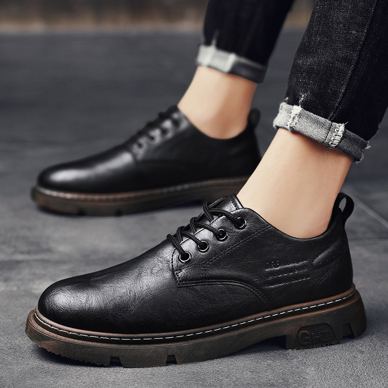 Casual leather shoes men British wind business dress Martin tide shoes 2022 new summer trend groom married