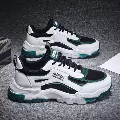 Men's shoes net 2021 New Sports Leisure running wild dad ins trendy shoes Korean trend autumn winter