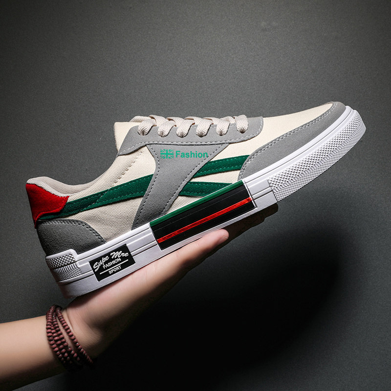 Summer Men Shoes 2022 New Tide Shoes Sails Cloth Shoes 100 Hitch Casual Flat Shoes Korean Version Trend Thin and Deodorant Breathable