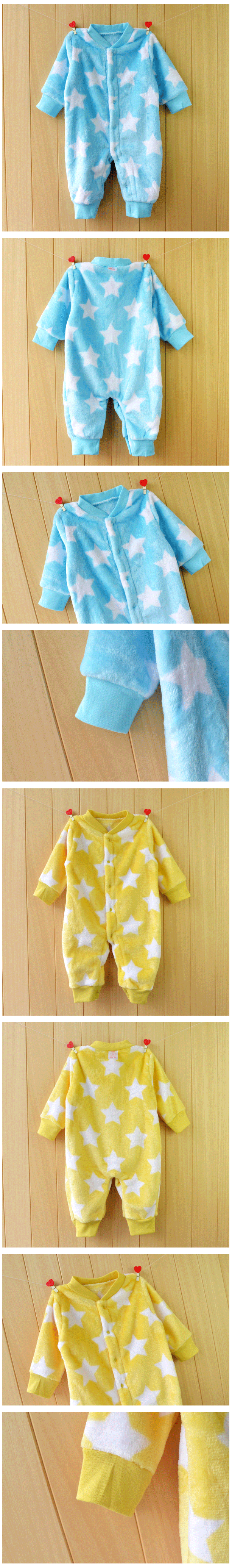 Đặc biệt hàng ngày mùa thu đông bé 3 tháng bé flannel jumpsuit sơ sinh romper Đồ ngủ bé 1 tuổi áo khoác liền quần hình thú