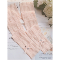 Sunscreen hand sleeve arm guard female thin ins net red wide loose cute yarn Joker driving ice silk lace ice sleeve arm cover