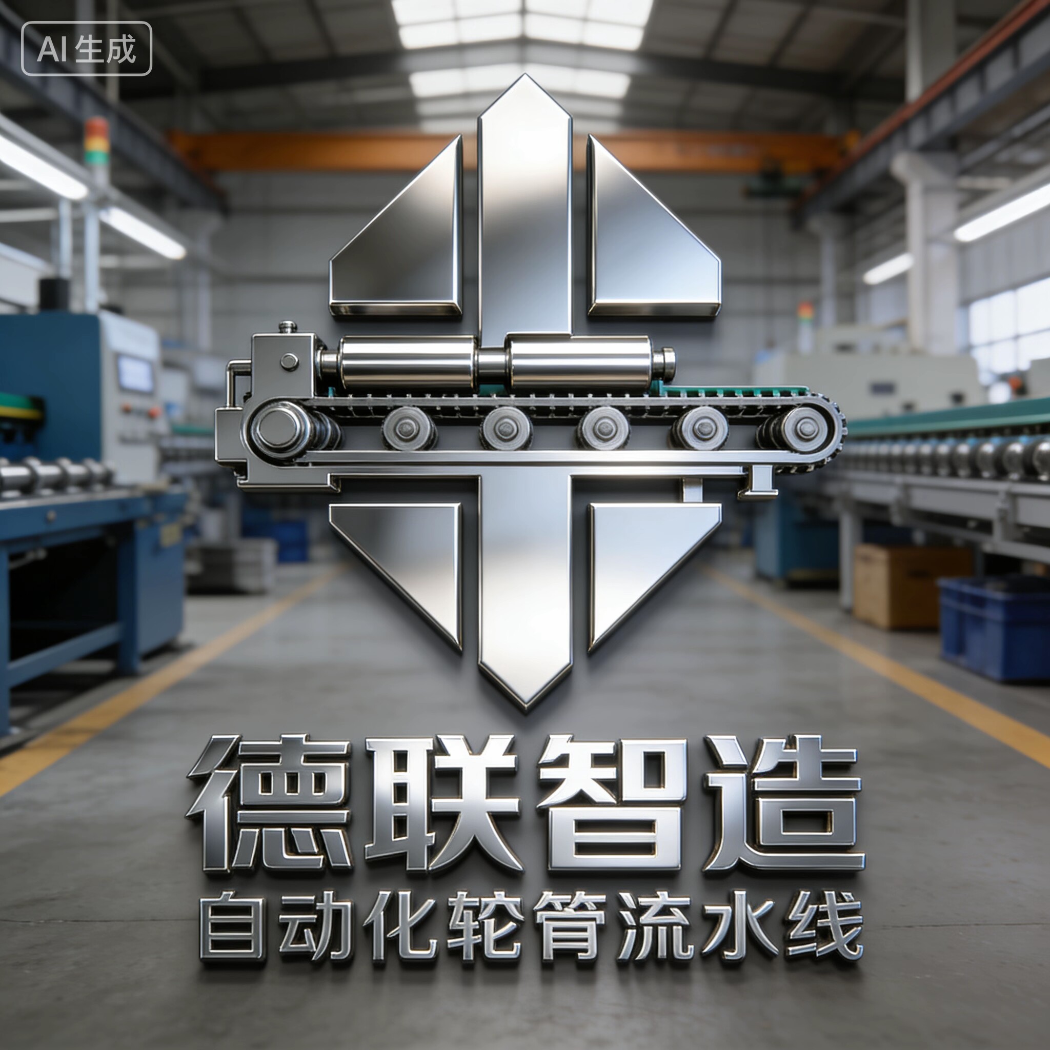 德联智造自动化辊筒的LOGO