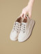 Thick-Soled White Leather Sneakers for Women, 2026 Spring and Autumn New Versatile Height-Increasing Sports Casual Shoes, Popular Sneakers