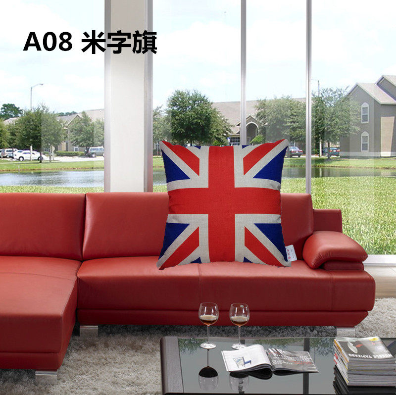 Xiangfeiying Home Textiles Cotton and Linen Pillow Sofa Car Office Chair Mi Ziqi Bedside Cushion Gifts
