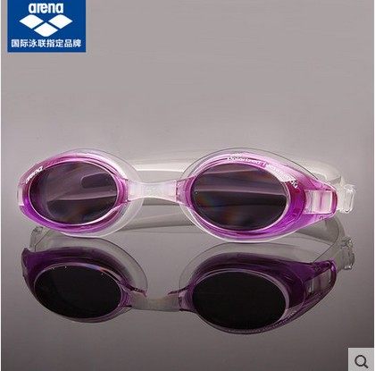 Areena Arena swimming goggles men and women waterproof and anti-fog swimming glasses coated large frame anti-fog anti-fog * clear cabin