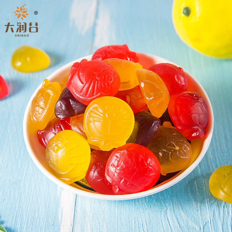 大润谷 哆啦A梦合作款 混合口味果汁软糖 320g 天猫优惠券折后￥6.9包邮（￥13.9-7）