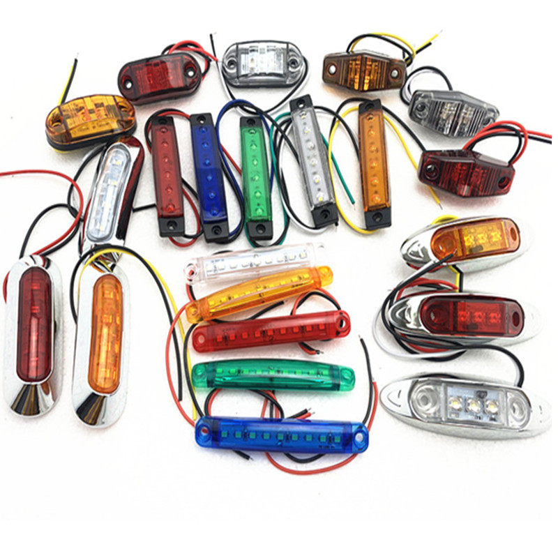 12V24 cargo trailer truck highlight piranha side light signal room off-road vehicle led width light steering side light