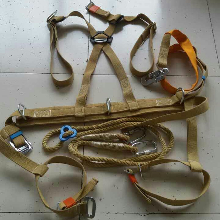 Taizhou manufacturer straight for aramid safety belt anti-high temperature safety rope