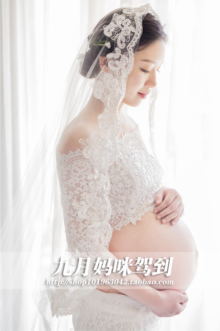 Cho thuê quần áo phụ nữ mang thai cho thuê ảnh photo studio ảnh chủ đề quần áo trắng kiểu váy lớn quần áo bầu công sở