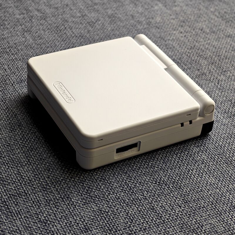 Nintendo Gba Sp. Ultra-High Quality White Matte Shell, Fully Fitted Ips Screen, Not a Switch Nintendo Gba Sp. Ultra-High Quality White Matte Shell, Fully Fitted Ips Screen, Not a Switch